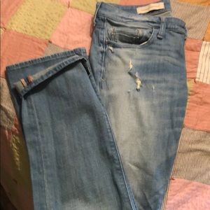 Pilcro and the Letterpress Light Blue Boyfriend Jeans